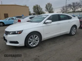 2016 Chevrolet Impala LT with VIN 2G1115S3XG9191716, listed as a Copart auction lot 52535215 with 64,305 mi miles and Salvage Title. Bid and sale history available at DreamBid. Image 1.