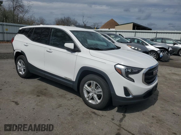 2019 GMC Terrain SLE with VIN 3GKALMEV6KL372086, listed as a Copart auction lot 50228815 with 66,085 mi miles and Salvage Title. Bid and sale history available at carsss.com. Image 4.