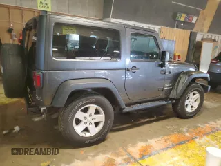 2017 Jeep Wrangler Willys Wheeler with VIN 1C4AJWAG3HL751703, listed as a Copart auction lot 88861635 with 14,114 mi miles and Salvage Title. Bid and sale history available at DreamBid. Image 3.