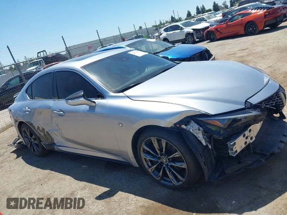 2021 Lexus IS 350 F Sport with VIN JTHGZ1B20M5041647, listed as a IAAI auction lot 42471451 with 39,752 mi miles and . Bid and sale history available at DreamBid. Image 14.