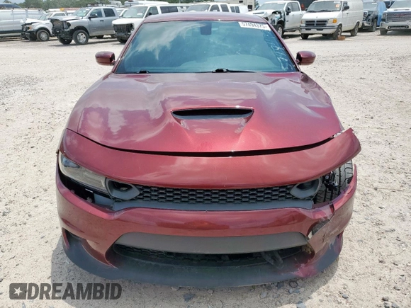 2020 Dodge Charger Scat Pack z VIN 2C3CDXGJ6LH219557, wystawiony jako Copart lot #57494375 z przebiegiem 43 591 mil mil oraz Szkoda całkowita • Salvage title. Historia ofert i sprzedaży dostępna na DreamBid. Obrazek 5.