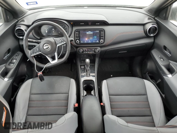 2023 Nissan Kicks SR with VIN 3N1CP5DV7PL566748, listed as a Copart auction lot 51146975 with 25,310 mi miles and Salvage Title. Bid and sale history available at DreamBid. Image 8.