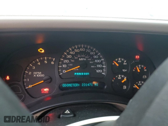 2004 Chevrolet Suburban LT with VIN 1GNEC16Z44J320633, listed as a Copart auction lot 73777104 with 231,471 mi miles and Non Repairable. Bid and sale history available at carsss.com. Image 9.