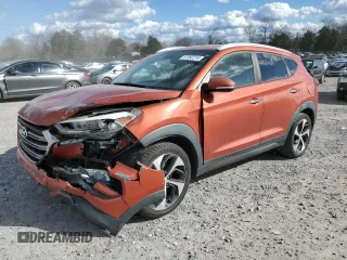 2016 Hyundai Tucson Limited with VIN KM8J33A21GU152722, listed as a Copart auction lot 87092214 with 108,254 mi miles and Salvage Title. Bid and sale history available at DreamBid. Image 1.