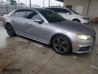 2018 Audi A4 Premium Plus with VIN WAULMAF4XJN020324, listed as a Copart auction lot 50236255 with 48,634 mi miles and Clean Title. Bid and sale history available at carsss.com. Image 4.