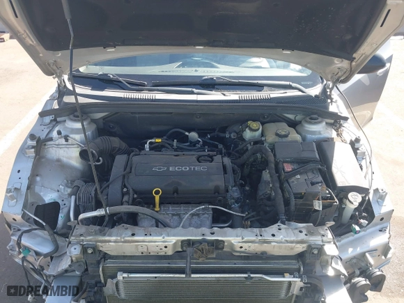 2014 Chevrolet Cruze LS with VIN 1G1PA5SH5E7174424, listed as a IAAI auction lot 41696133 with 126,802 mi miles. Bid and sale history available at carsss.com. Image 10.