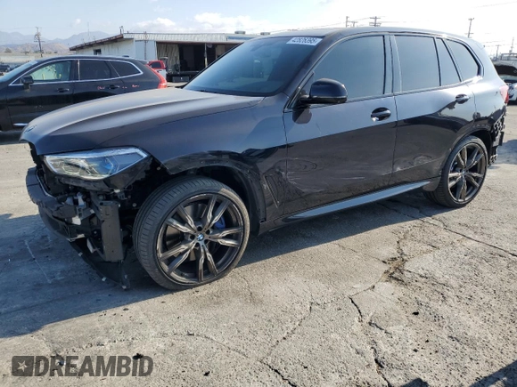2020 BMW X5 M50i with VIN 5UXJU4C07LLE45691, listed as a Copart auction lot 42826395 with 41,108 mi miles and Salvage Title. Bid and sale history available at DreamBid. Image 1.