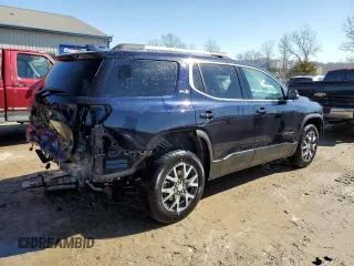 2021 GMC Acadia SLE with VIN 1GKKNKLS0MZ199897, listed as a Copart auction lot 46168535 with 25,693 mi miles and Salvage Title. Bid and sale history available at DreamBid. Image 3.