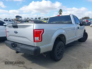 2017 Ford F-150 XL with VIN 1FTMF1C82HKC50105, listed as a IAAI auction lot 41549984 with 179,289 mi miles. Bid and sale history available at carsss.com. Image 4.