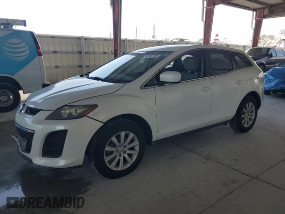 2010 Mazda CX-7 Sport with VIN JM3ER2W5XA0343000, listed as a Copart auction lot 51587135 with 103,740 mi miles and Salvage Title. Bid and sale history available at carsss.com. Image 1.