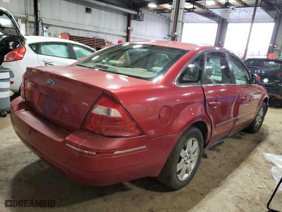 2005 Ford Five Hundred SEL with VIN 1FAFP24155G169424, listed as a Copart auction lot 48661285 with 0 mi miles and Salvage Title. Bid and sale history available at carsss.com. Image 3.