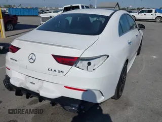 2021 Mercedes-Benz CLA with VIN W1K5J5BB6MN234740, listed as a IAAI auction lot 41835551 with 27,638 mi miles. Bid and sale history available at carsss.com. Image 4.