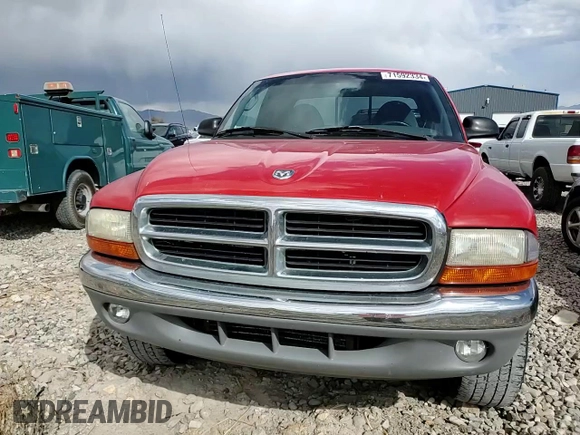 1999 Dodge Dakota SLT with VIN 1B7GG22X7XS101535, listed as a Copart auction lot 71592334 with 151,644 mi miles and Salvage Title. Bid and sale history available at DreamBid. Image 11.