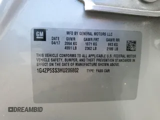 2018 Buick LaCrosse Essence with VIN 1G4ZP5SS3HU206802, listed as a Copart auction lot 68867894 with 44,916 mi miles and Salvage Title. Bid and sale history available at carsss.com. Image 14.