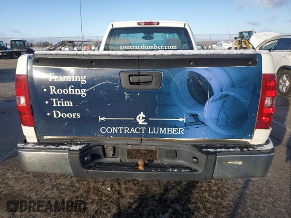 2009 Chevrolet Silverado 1500 Work Truck with VIN 1GCEC14X39Z112522, listed as a Copart auction lot 87312134 with 357,184 mi miles and Salvage Title. Bid and sale history available at DreamBid. Image 6.