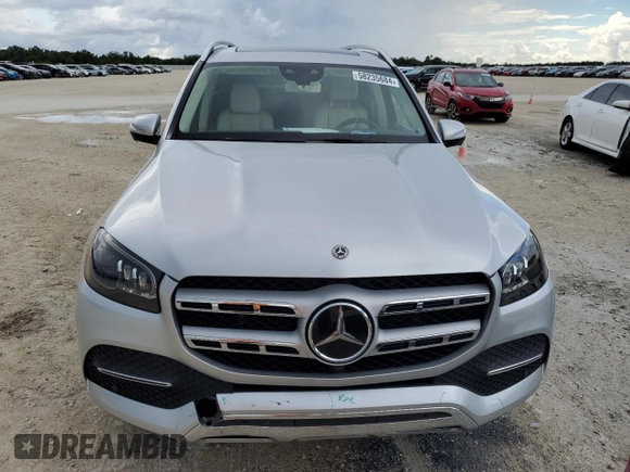 2020 Mercedes-Benz GLS 450 with VIN 4JGFF5KE3LA124028, listed as a Copart auction lot 58235684 with 36,697 mi miles and Salvage Title. Bid and sale history available at DreamBid. Image 5.