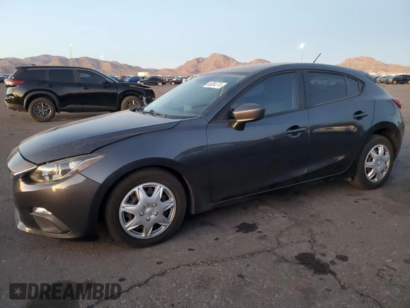2016 Mazda 3 i Sport with VIN JM1BM1J71G1310869, listed as a Copart auction lot 86384774 with 98,893 mi miles and Salvage Title. Bid and sale history available at DreamBid. Image 1.