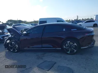 2024 Lucid Air Touring with VIN 50EA1TEA1RA009863, listed as a IAAI auction lot 41490944 with 4,823 mi miles. Bid and sale history available at carsss.com. Image 14.