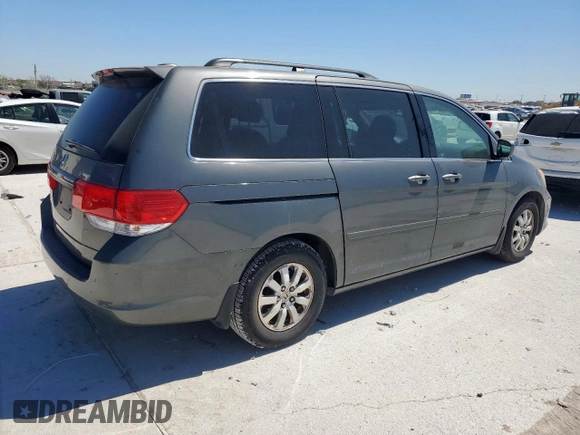 2008 Honda Odyssey EX-L with VIN 5FNRL38768B077602, listed as a Copart auction lot 50233375 with 184,890 mi miles and Clean Title. Bid and sale history available at carsss.com. Image 3.