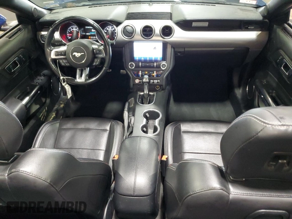 2022 Ford Mustang EcoBoost z VIN 1FATP8UH5N5124675, wystawiony jako Copart lot #58026055 z przebiegiem 54 546 mil mil oraz Czysty tytuł • Clean title. Historia ofert i sprzedaży dostępna na DreamBid. Obrazek 8.