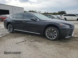 2018 Lexus LS with VIN JTHB51FF3J5005014, listed as a Copart auction lot 82812284 with 51,735 mi miles and Salvage Title. Bid and sale history available at carsss.com. Image 4.