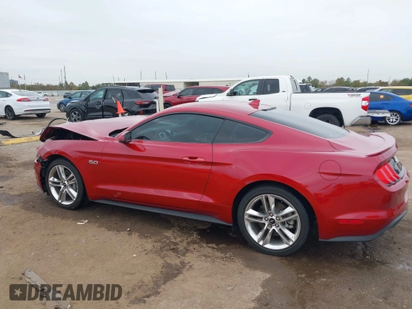 2020 Ford Mustang GT with VIN 1FA6P8CF7L5182295, listed as a IAAI auction lot 41006471 with 8,583 mi miles and . Bid and sale history available at DreamBid. Image 14.