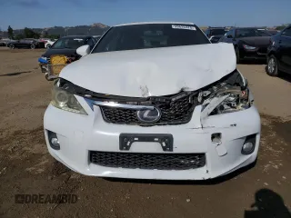 2013 Lexus CT 200h with VIN JTHKD5BH4D2142535, listed as a Copart auction lot 59635375 with 167,988 mi miles and Salvage title. Bid and sale history available at DreamBid. Image 5.