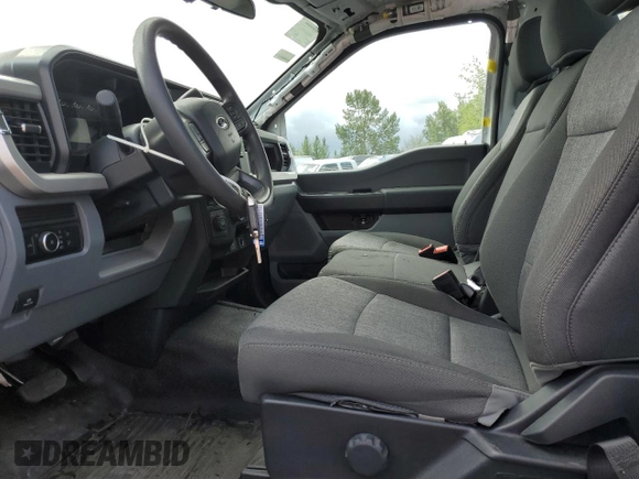 2024 Ford F-250 XL with VIN 1FTBF2BA1RED63447, listed as a Copart auction lot 57393255 with 12,343 mi miles and Salvage title. Bid and sale history available at DreamBid. Image 7.