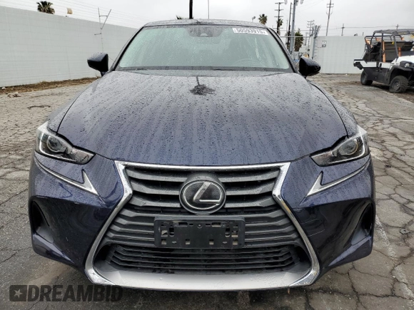 2019 Lexus IS with VIN JTHBA1D28K5100097, listed as a Copart auction lot 50593915 with 7,187 mi miles and Salvage Title. Bid and sale history available at carsss.com. Image 5.