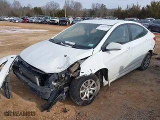 2013 Hyundai Accent GLS with VIN KMHCT4AEXDU346427, listed as a IAAI auction lot 41407399 with 202,696 mi miles. Bid and sale history available at carsss.com. Image 2.