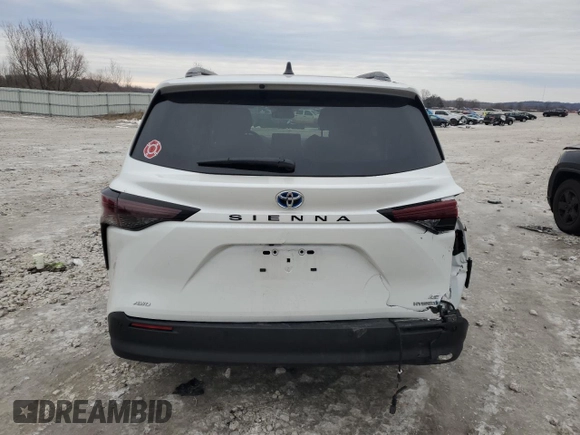 2024 Toyota Sienna XLE with VIN 5TDYSKFC5RS141621, listed as a Copart auction lot 44435555 with 12,971 mi miles and Clean Title. Bid and sale history available at DreamBid. Image 6.