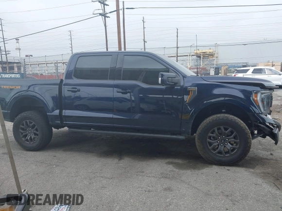 2022 Ford F-150 XL with VIN 1FTEW1E80NFB07689, listed as a IAAI auction lot 41891624 with 41,515 mi miles and . Bid and sale history available at carsss.com. Image 14.