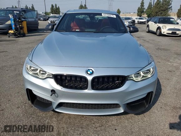 2016 BMW M3 with VIN WBS8M9C52G5D30251, listed as a Copart auction lot 63709275 with 74,404 mi miles and Salvage title. Bid and sale history available at DreamBid. Image 5.