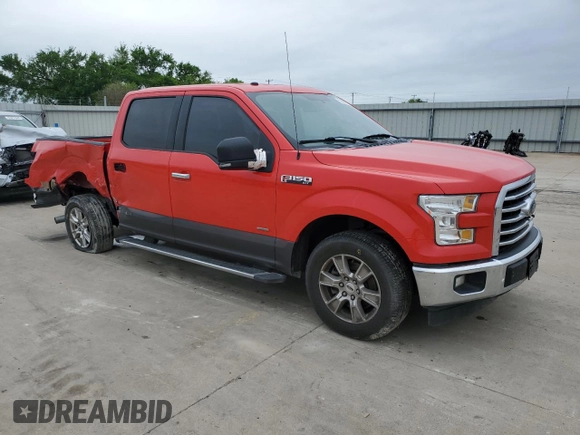 2017 Ford F-150 XL with VIN 1FTEW1CP4HKE13171, listed as a Copart auction lot 51895115 with 144,116 mi miles and Salvage Title. Bid and sale history available at carsss.com. Image 4.