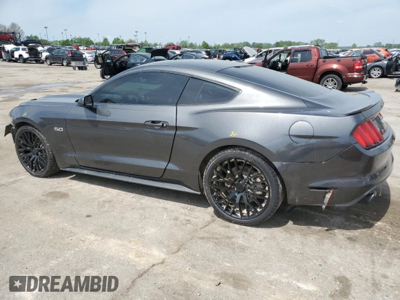 2016 Ford Mustang GT with VIN 1FA6P8CF8G5321372, listed as a Copart auction lot 54230525 with 49,033 mi miles and Salvage title. Bid and sale history available at DreamBid. Image 2.
