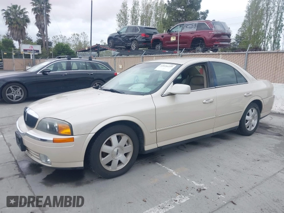2002 Lincoln LS w/Base Pkg with VIN 1LNHM86S32Y674786, listed as a IAAI auction lot 42056225 with 52,151 mi miles. Bid and sale history available at carsss.com. Image 2.