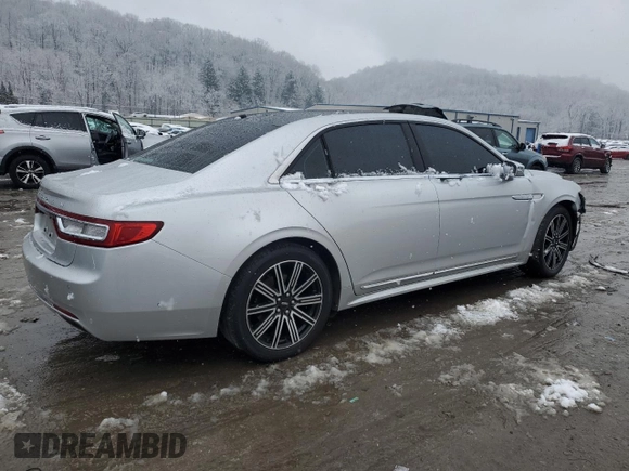 2017 Lincoln Continental Reserve with VIN 1LN6L9NP9H5626667, listed as a Copart auction lot 85807834 with 95,754 mi miles and Salvage title. Bid and sale history available at DreamBid. Image 3.