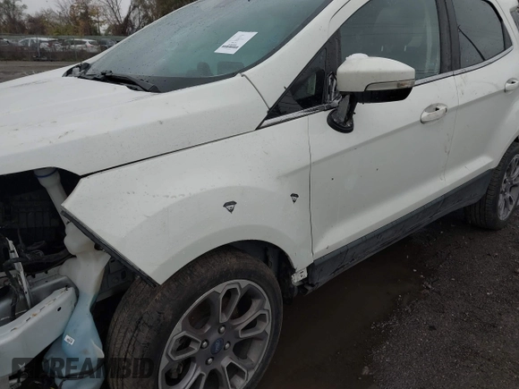 2019 Ford EcoSport Titanium z VIN MAJ3S2KE7KC276727, wystawiony jako IAAI lot #40913649 z przebiegiem 95 390 mil mil oraz . Historia ofert i sprzedaży dostępna na DreamBid. Obrazek 17.