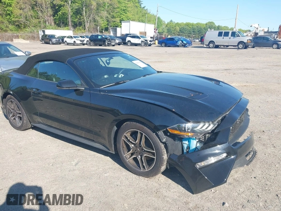 2018 Ford Mustang EcoBoost Premium with VIN 1FATP8UH9J5167426, listed as a IAAI auction lot 42207821 with 19,980 mi miles and . Bid and sale history available at DreamBid. Image 1.