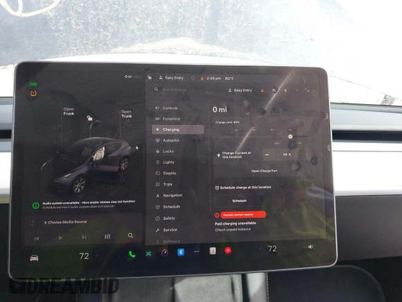 2022 Tesla Model Y Long Range with VIN 7SAYGDEE5NF534259, listed as a IAAI auction lot 41860246 with 24,513 mi miles and . Bid and sale history available at carsss.com. Image 7.