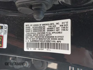 2012 Honda CR-V EX-L с VIN 5J6RM4H74CL013352, выставлен на аукционе IAAI как лот 42427970 с пробегом 134 839 миль миль и . История ставок и продаж доступна на DreamBid. Изображение 9.