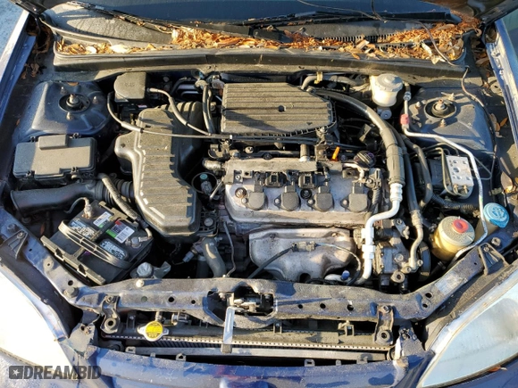 2002 Honda Civic EX with VIN 2HGES26772H523158, listed as a Copart auction lot 53715335 with 180,917 mi miles and Clean Title. Bid and sale history available at carsss.com. Image 11.