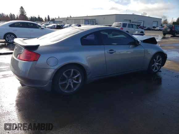 2004 Infiniti G35 w/Leather with VIN JNKCV54E64M812658, listed as a Copart auction lot 48128345 with 158,183 mi miles and Salvage Title. Bid and sale history available at DreamBid. Image 3.