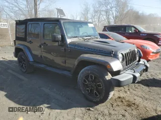2017 Jeep Wrangler Unlimited 75th Anniversary z VIN 1C4BJWEG3HL674913, wystawiony jako Copart lot #58950465 z przebiegiem 46 793 mil mil oraz Szkoda całkowita • Salvage title. Historia ofert i sprzedaży dostępna na DreamBid. Obrazek 4.