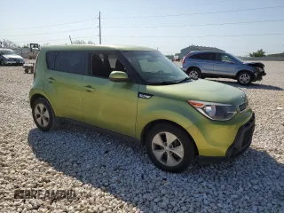 2015 Kia Soul with VIN KNDJN2A23F7799337, listed as a Copart auction lot 52396675 with 0 mi miles and Salvage Title. Bid and sale history available at carsss.com. Image 4.