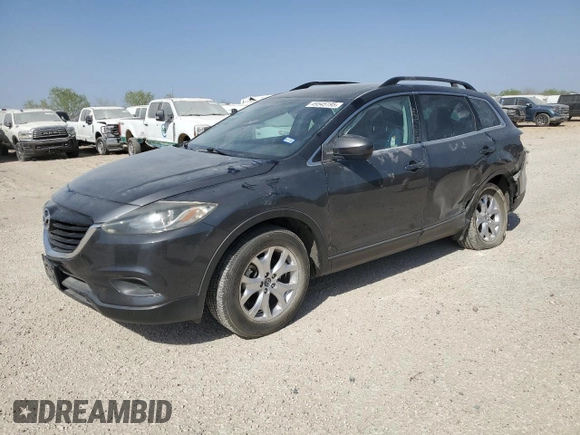 2015 Mazda CX-9 Sport with VIN JM3TB2BA9F0465773, listed as a Copart auction lot 49545195 with 72,222 mi miles and Salvage Title. Bid and sale history available at carsss.com. Image 1.