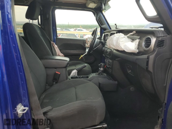 2018 Jeep Wrangler Unlimited Sahara with VIN 1C4HJXEG4JW215801, listed as a Copart auction lot 61774965 with 94,864 mi miles and Salvage title. Bid and sale history available at DreamBid. Image 7.