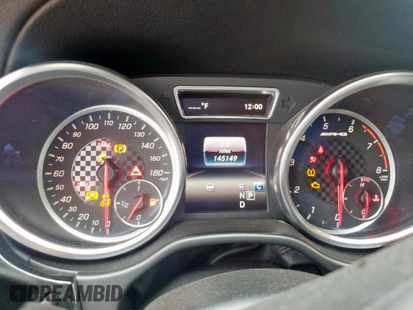 2018 Mercedes-Benz GLE 43 AMG with VIN 4JGED6EB5JA103350, listed as a Copart auction lot 54871125 with 145,149 mi miles and Salvage title. Bid and sale history available at DreamBid. Image 9.