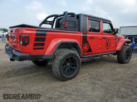 2021 Jeep Gladiator Sport S z VIN 1C6JJTAG3ML550206, wystawiony jako Copart lot #45973855 z przebiegiem 60 867 mil mil oraz Szkoda całkowita • Salvage title. Historia ofert i sprzedaży dostępna na DreamBid. Obrazek 3.