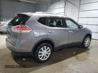 2016 Nissan Rogue S z VIN KNMAT2MV1GP621004, wystawiony jako Copart lot #41639915 z przebiegiem 129 185 mil mil oraz Szkoda całkowita • Salvage title. Historia ofert i sprzedaży dostępna na DreamBid. Obrazek 3.